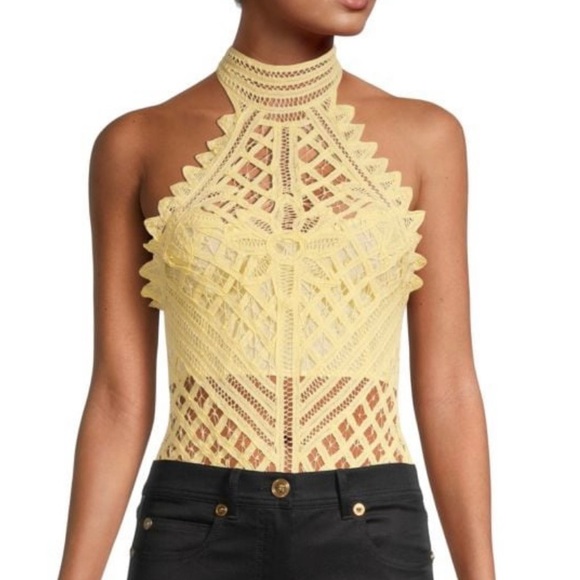 FREE PEOPLE Be My Battenburg Bodysuit XS - Picture 3 of 9